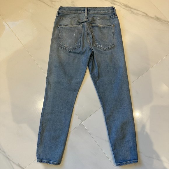 Agolde Sophie Crop High-waisted Ripped-Ankle Jean - Picture 16 of 16